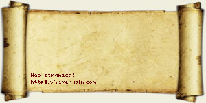 Jovanka Mandžukić vizit kartica